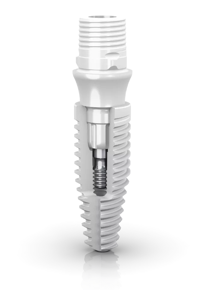 Neodent Zi by Straumann — implant ceramic din zirconiu două piese